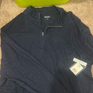 Navy crown and ivy long sleeve relaxed shirt